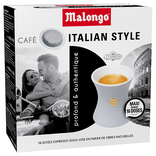 Malongo NC - Nouvelle-Calédonie - café dosettes Italian style
