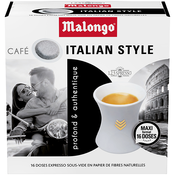 Malongo NC - Nouvelle-Calédonie - café dosettes Italian style
