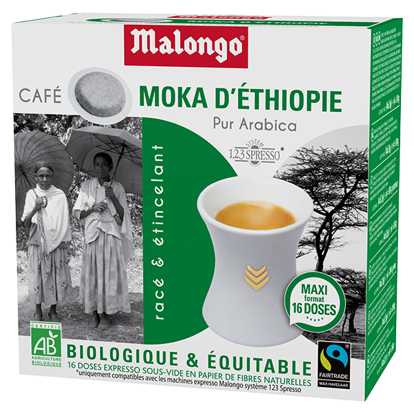 Malongo NC - Nouvelle-Calédonie - café dosettes Moka d'éthiopie