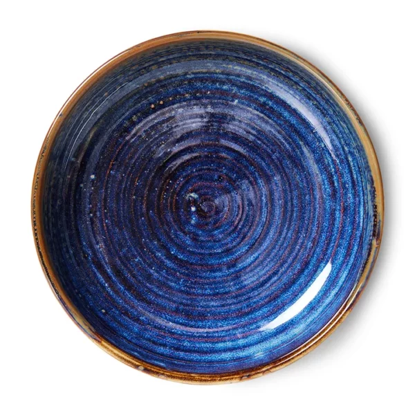 Malongo NC - Nouvelle-Calédonie - assiette rustic blue